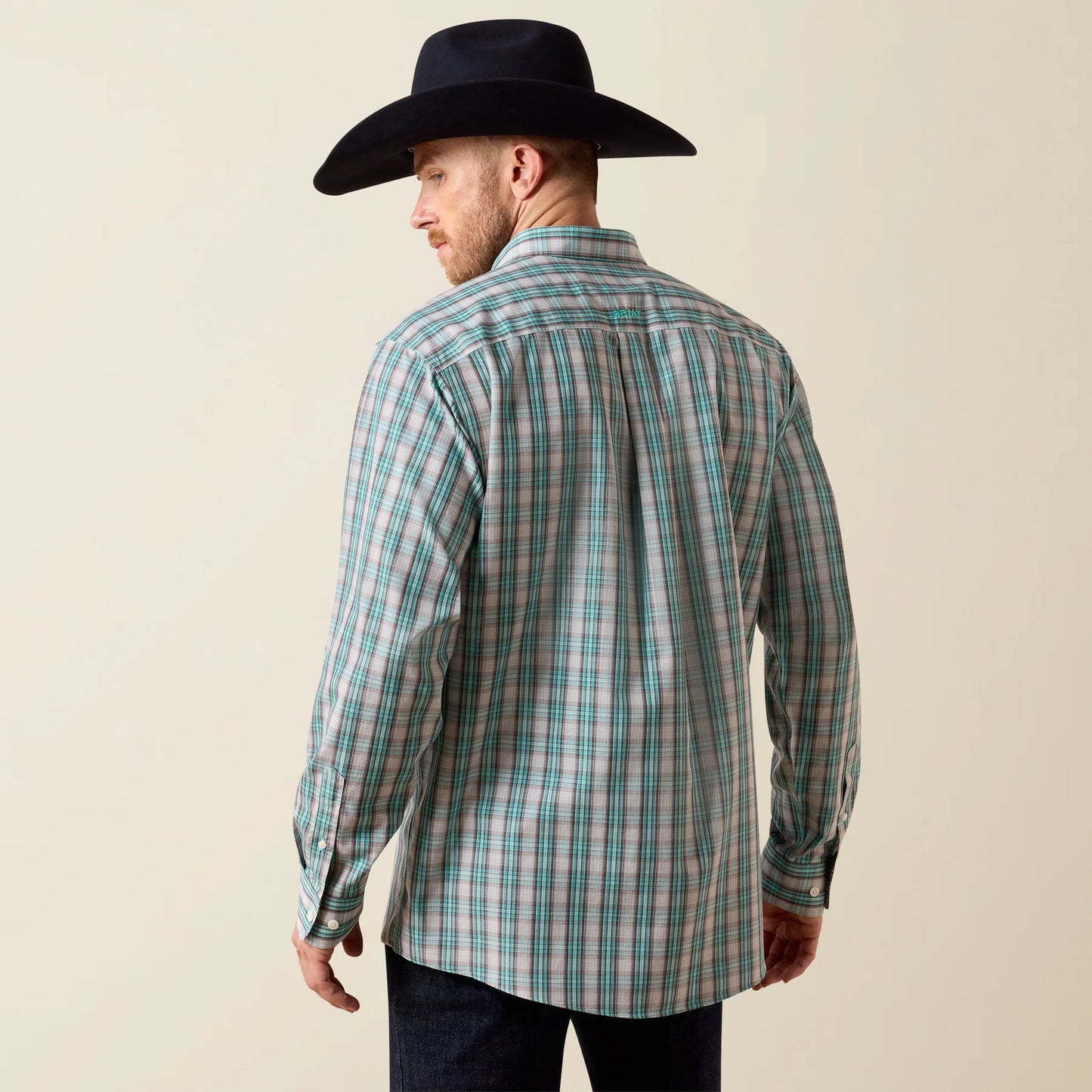 Mens Wrinkle Free Western Shirt