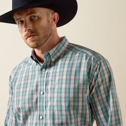 Mens Wrinkle Free Western Shirt