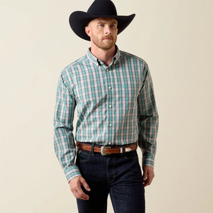 Mens Wrinkle Free Western Shirt