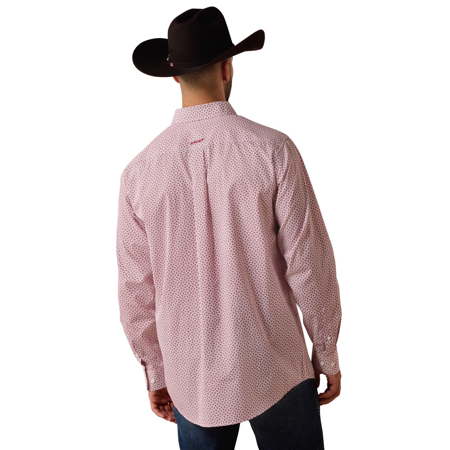 Mens Wrinkle Free Western Shirt