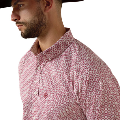 Mens Wrinkle Free Western Shirt