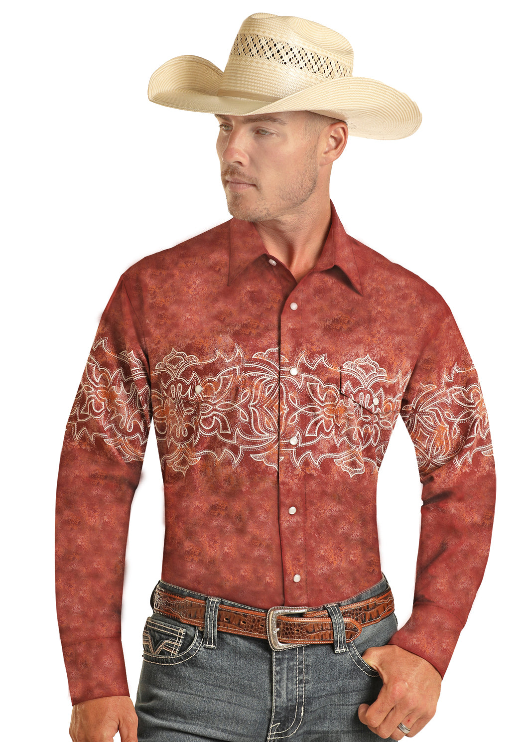 Men's Longsleeve Western Shirt