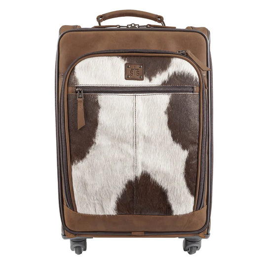 Cowhide Rolling Suitcase