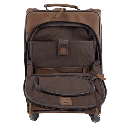 Cowhide Rolling Suitcase