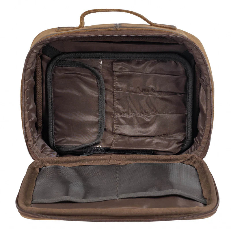 Cowhide Yukon Makeup Organizer