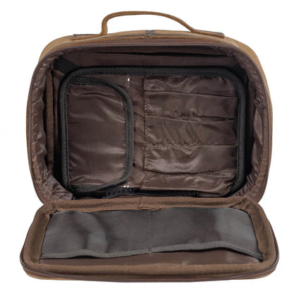 Cowhide Yukon Makeup Organizer