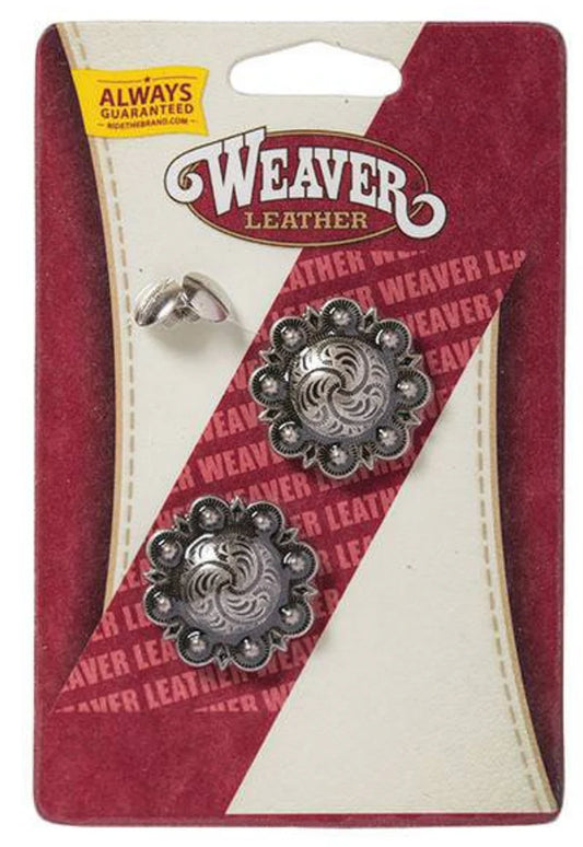 Antique Silver Berry Concho