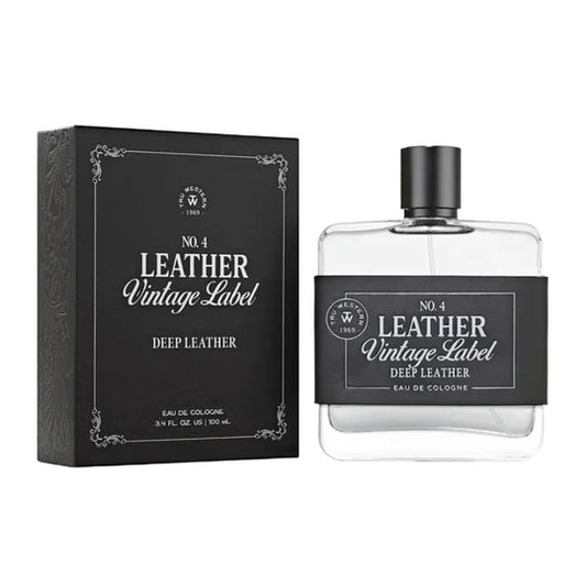 Vintage Label Deep Leather No 4. Cologne