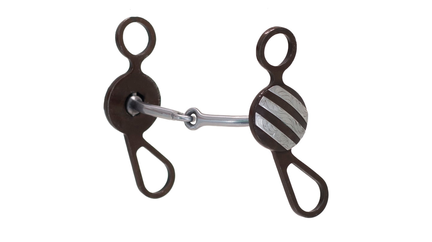 Tyler Magnus Short Concho Snaffle Bit