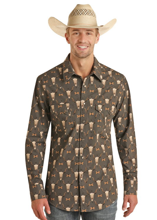 Men's Longsleeve Western Shirt