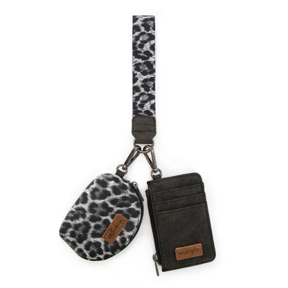 Leopard Wristlet Wallet