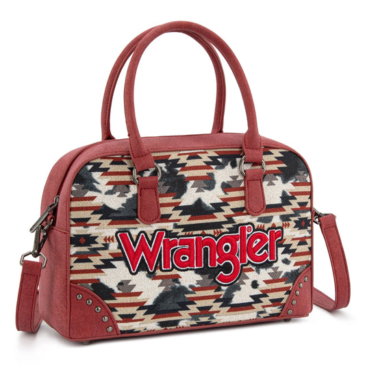Red Aztec Satchel