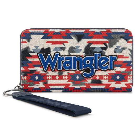 Navy Aztec Wallet