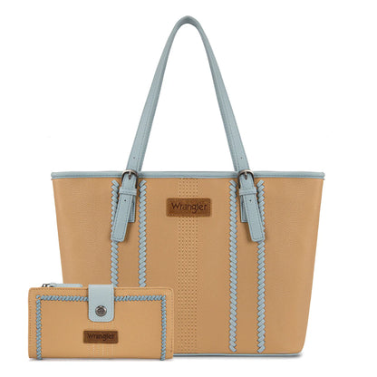 2Pcs Set Wrangler Braided Tote Bag