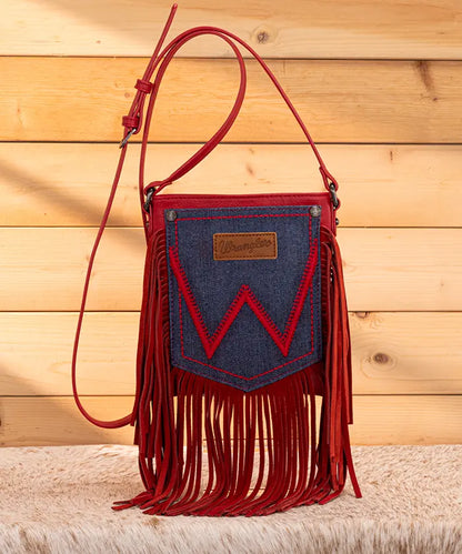 Red Blue Purse