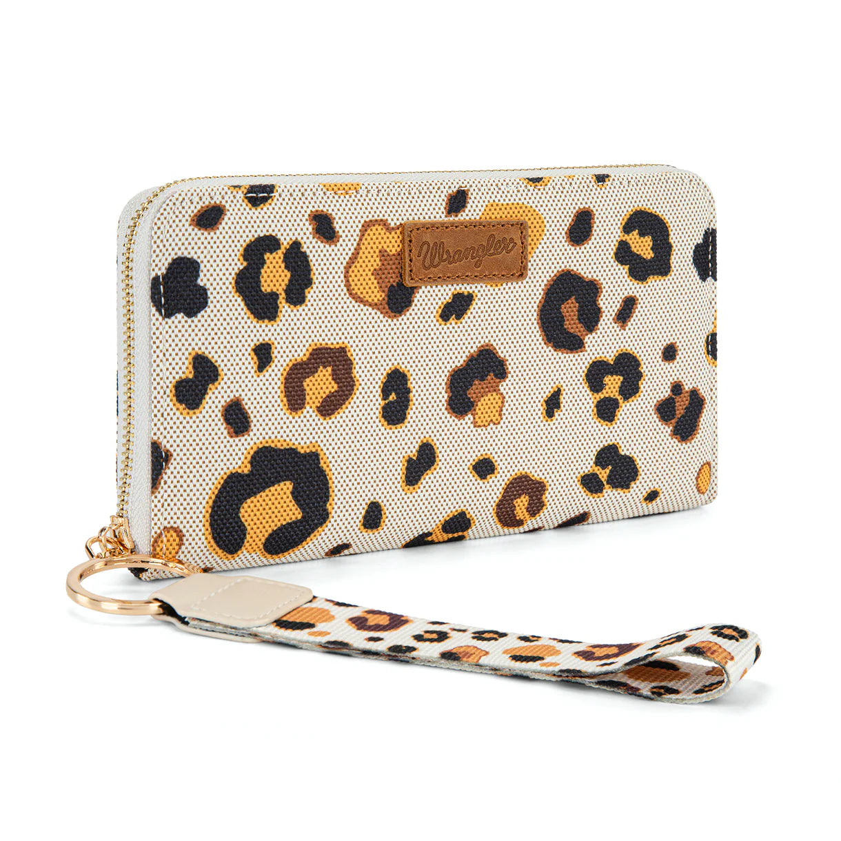 Beige Leopard Wallet