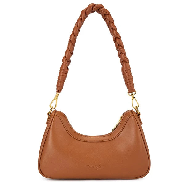 Floral Print Braided Hobo Bag