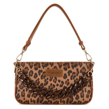 Brown Leopard Purse