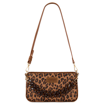 Brown Leopard Purse