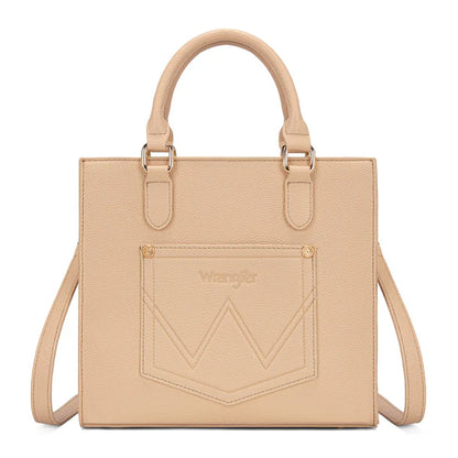 Daisy Print Chevron Tote Crossbody Bag