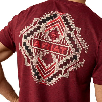 Southwest Stamper Crimson Black Heather T-Shirt