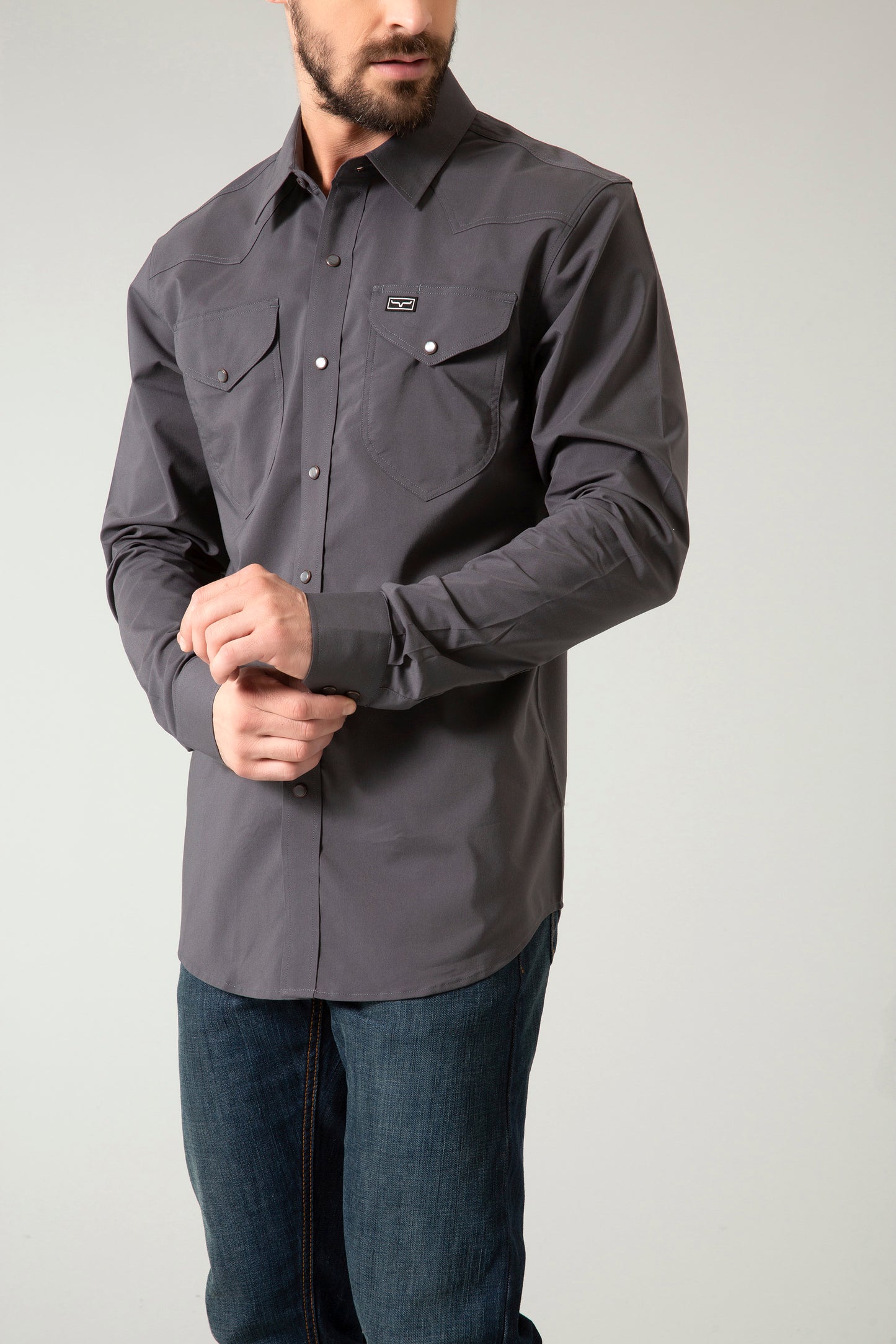 Men's Western Shirt Blackout