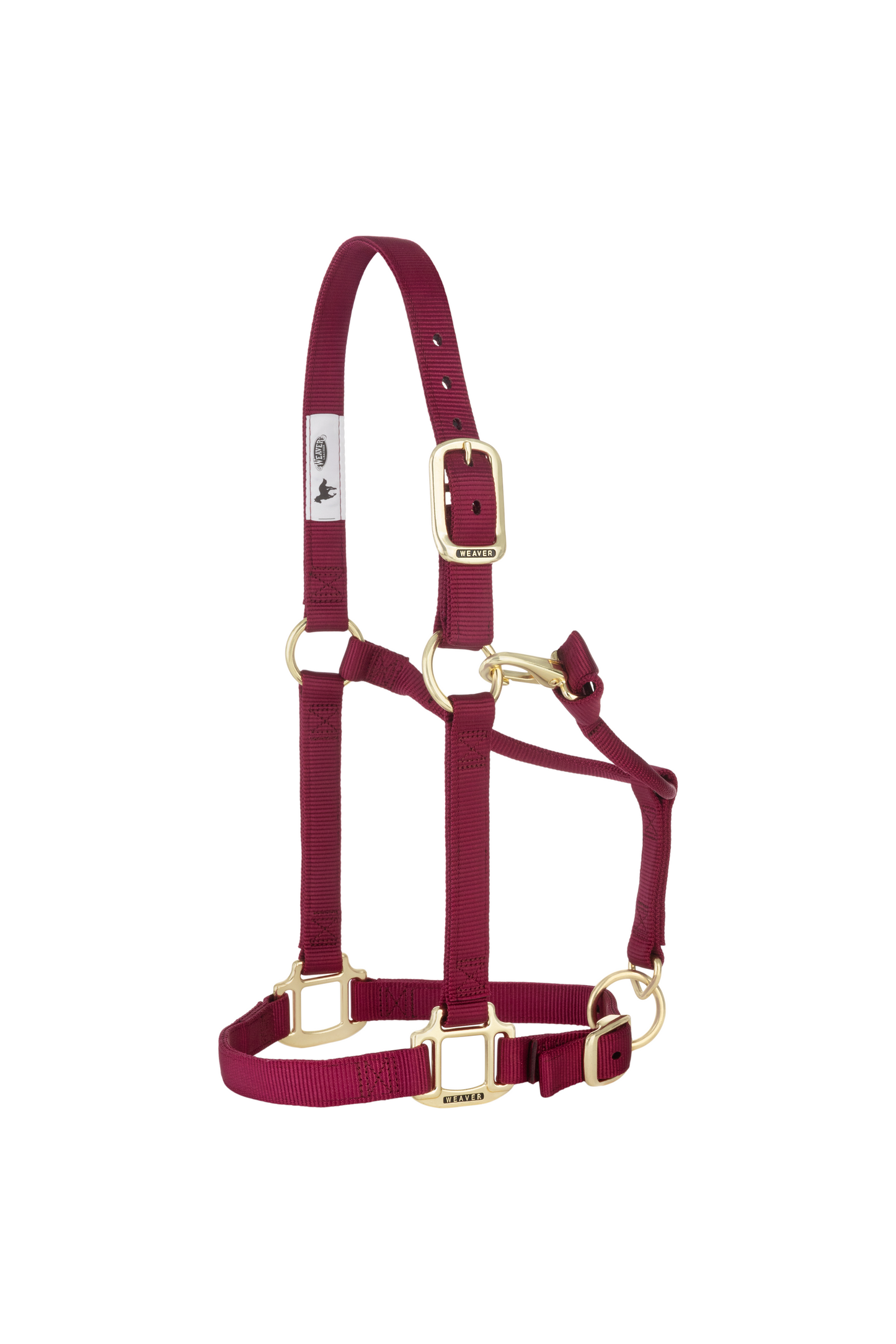 Original Adjustable Chin and Throat Snap Halter, 1", Average Horse