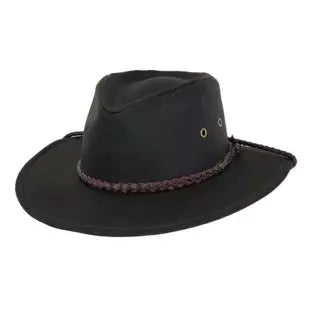 The Grizzly Oilskin Hat - Brown