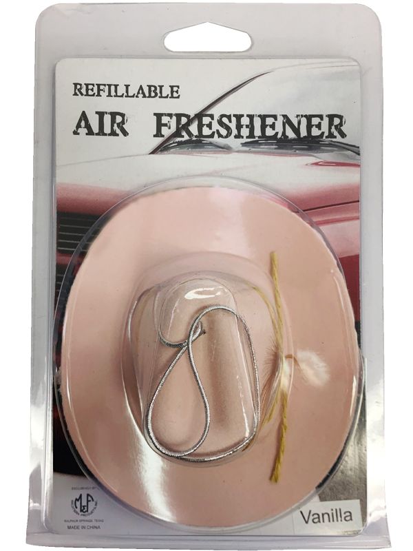 Cowboy Hat Air Freshener - Vanilla