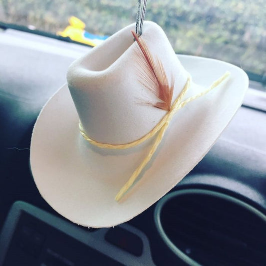 Cowboy Hat Air Freshener- Cologne