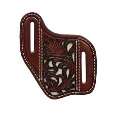 Nocona Side Draw Leather Knife Sheath