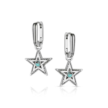 Lucky Star Turquoise Earrings