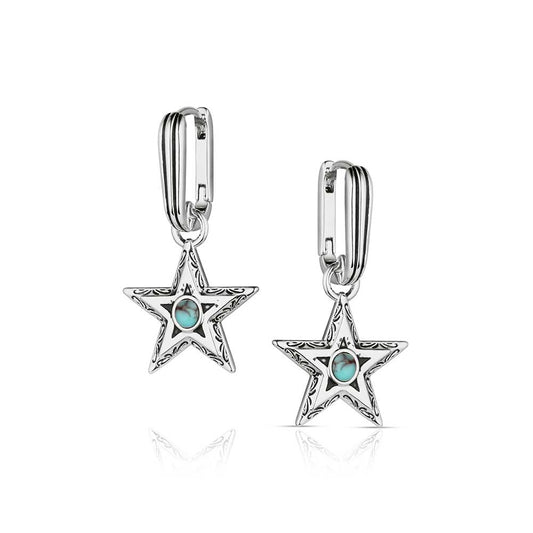 Lucky Star Turquoise Earrings