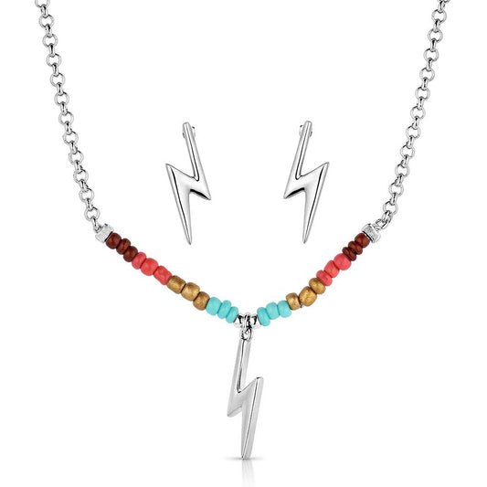 Colorstruck Lightning Colt Beaded Jewelry Set