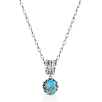 Trailing Turquoise Necklace