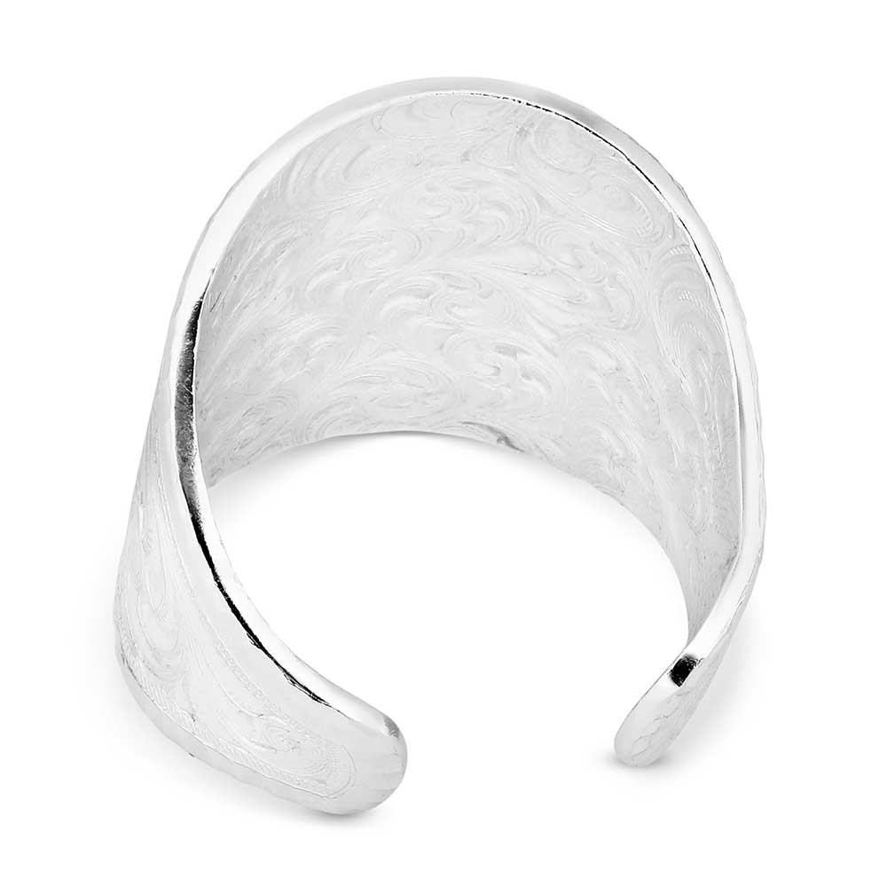 MS Silver Engraved Ring