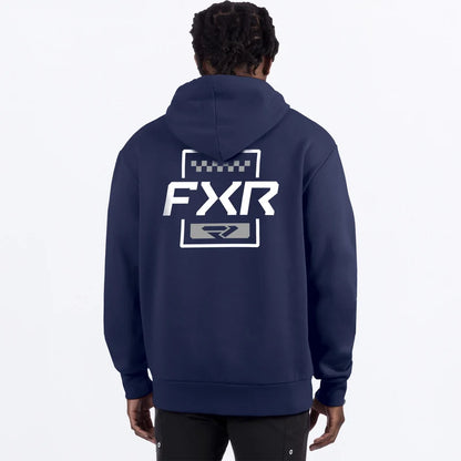 Men's Mitered Cotton Pullover Hoodie