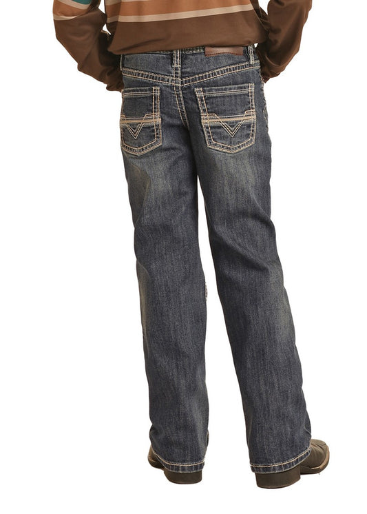Relaxed Tapered Bootcut Jeans