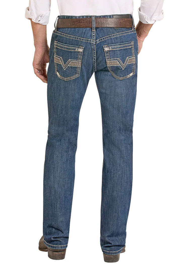 Regular Fit Bold Stitch Stackable Boot Jeans