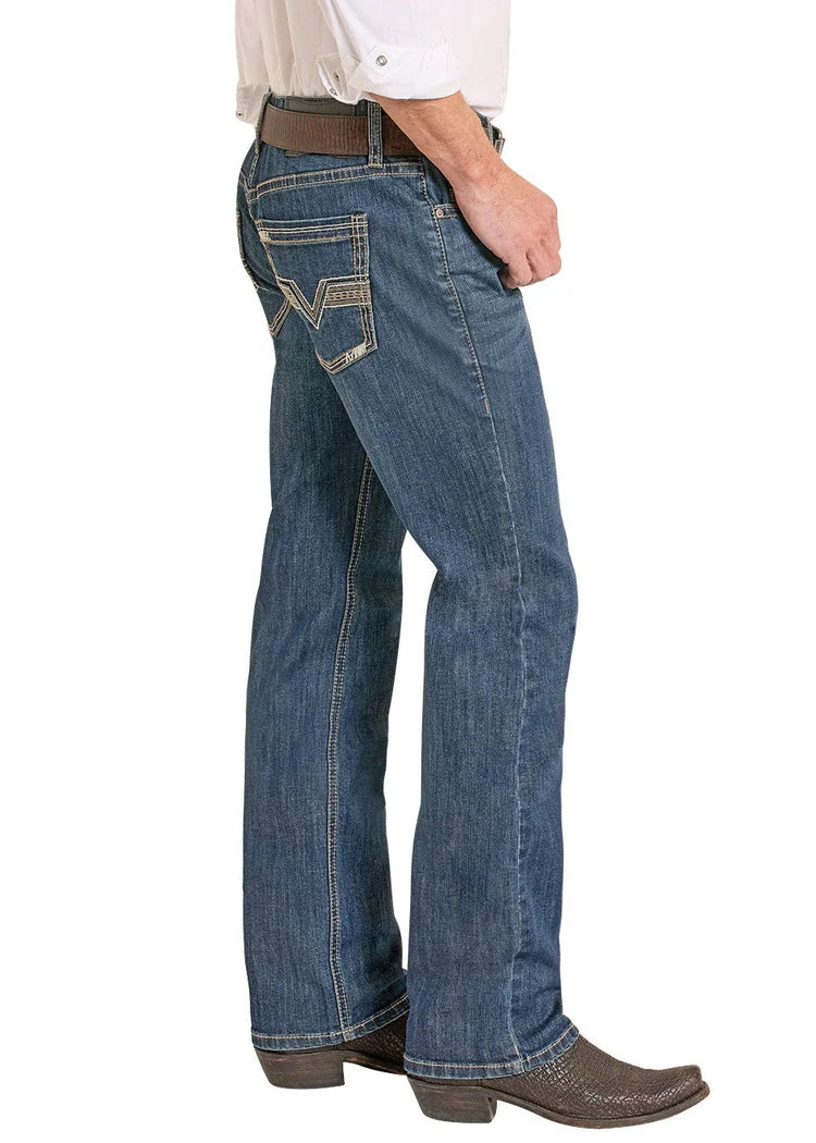 Regular Fit Bold Stitch Stackable Boot Jeans