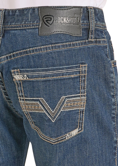 Regular Fit Bold Stitch Stackable Boot Jeans