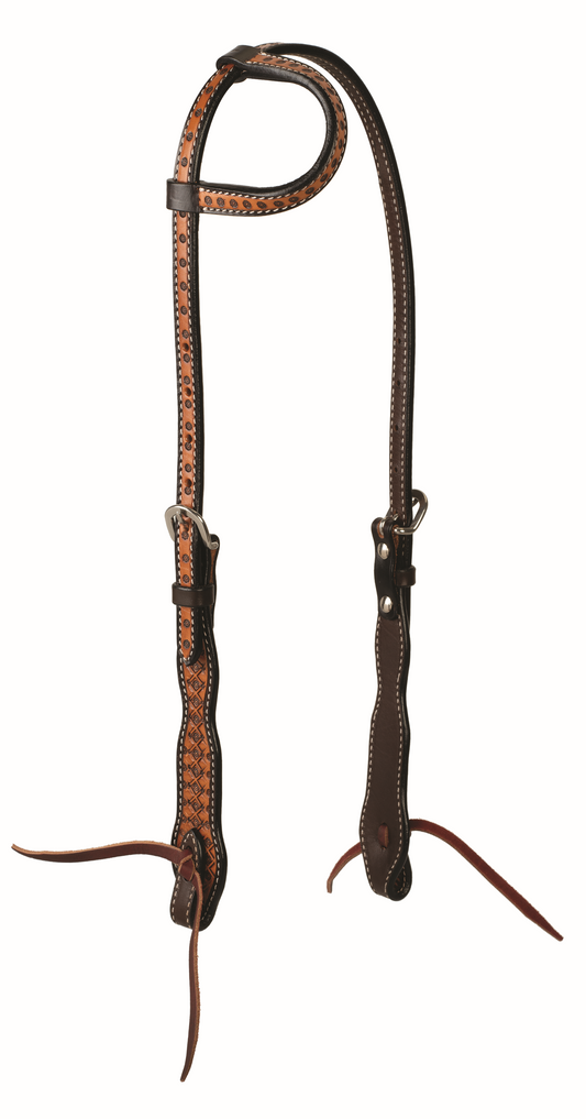 Floret Tooled Headstall