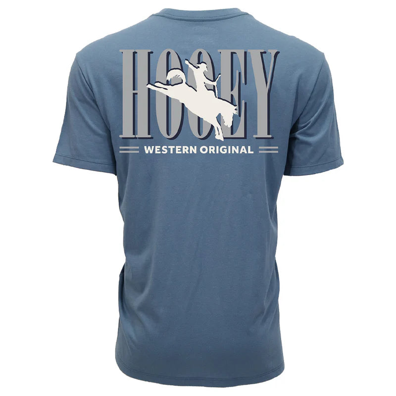 "Wild Ride" Dark Denim w/Grey Hooey Logo T-shirt