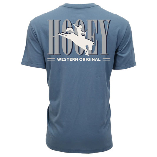 "Wild Ride" Dark Denim w/Grey Hooey Logo T-shirt