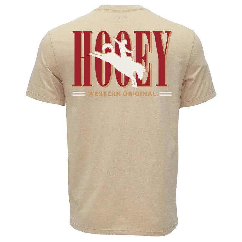 "Wild Ride" Tan w/Red Hooey Logo T-shirt