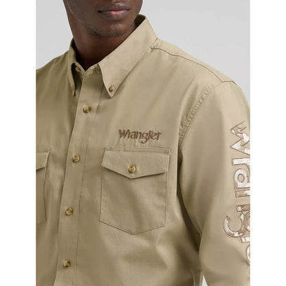 Mens Classic Fit Logo Western