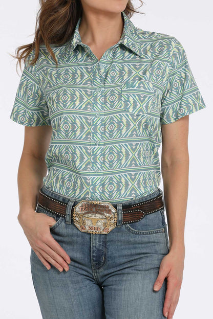Ladies Short Sleeve Western