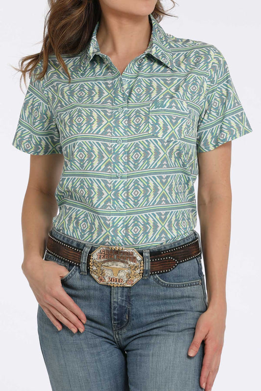 Ladies Short Sleeve Western
