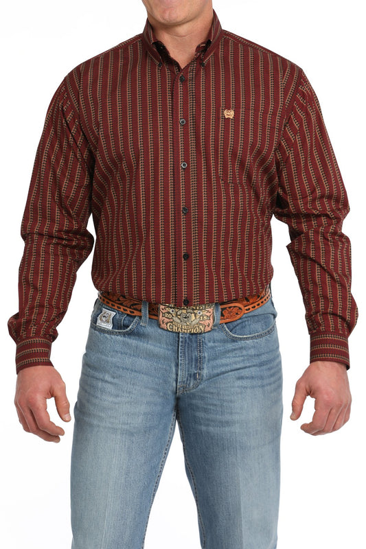 Men's Classis Fit Western Shirt - Shotgun Shells