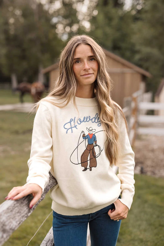Ladies Howdy Sweater